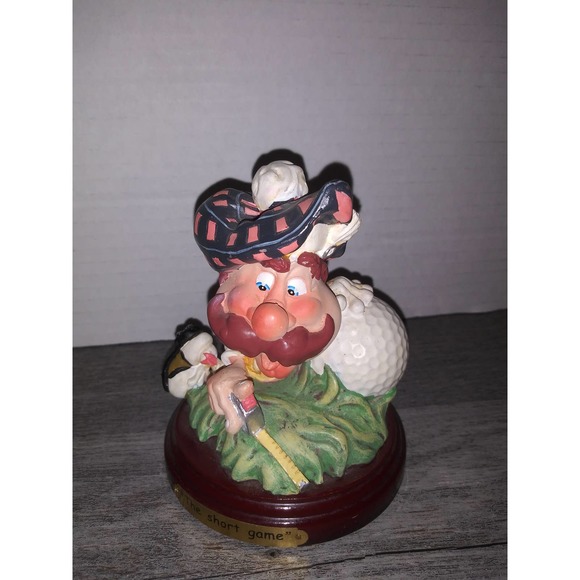 Shade Tree Creations "The Short Game" Fairway Follies Golf Figurine Statue - Picture 1 of 8